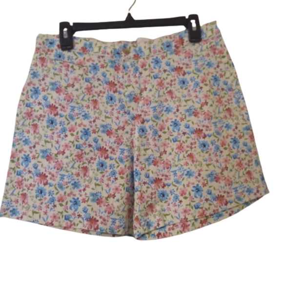 Vintage Floral 90's High Rise Jean Shorts, Size: 30 - Picture 1 of 12